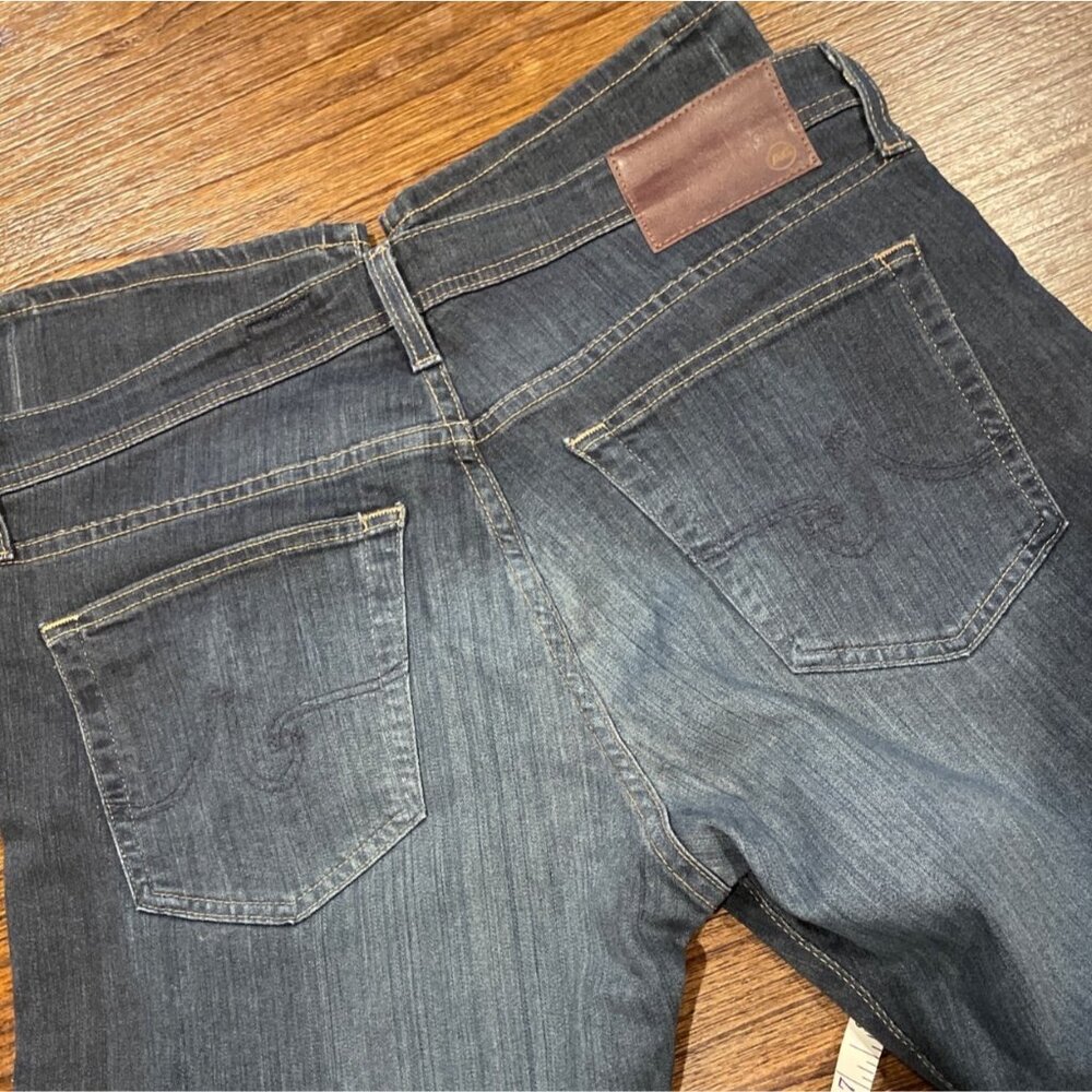 AG Adriano Goldschmied Mens 33x34 The Matchbox Slim Straight Jean Dark Blue Wash - Picture 5 of 10
